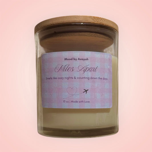 Miles Apart Candle | Clear 10 oz