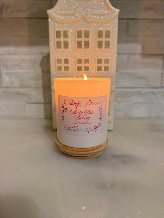 North Pole bakery candle | Matte white 8 oz