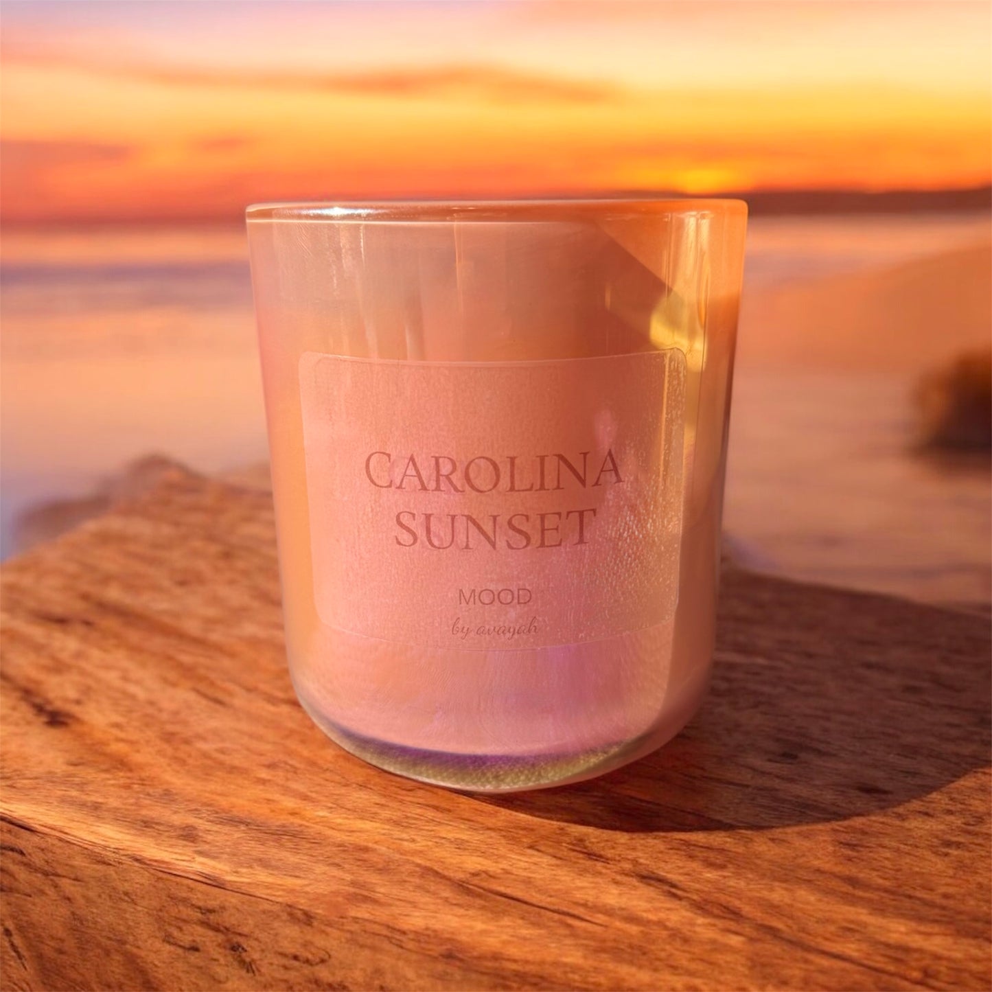 Carolina Sunset Candle – Hand-Poured Soy Wax Candle with Warm, Cozy Scents 15 oz